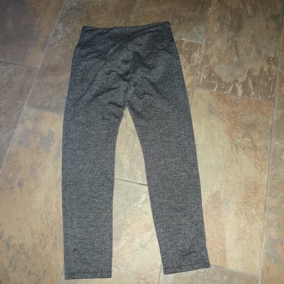 Athleta Metro High Waisted Leggings Herringbone Stretch Pants Womens Medium Gray - Picture 13 of 15